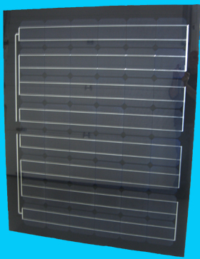 Frameless Glass Solar Curtain Wall - 200W
